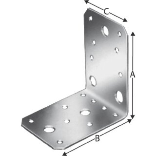Winkelverb.AB AB90 88x88x65mm S.2,5mm