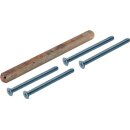 Bef-set.Stift 114- 8x8 mm+Schr.M5x65 64-72mm M5x65...