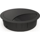 Kabeldf.EXIT R Zamak schwarz EL.-D.80mm 12/144 BMB