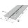 Stangenscharnier B.offen 40mm S.0,7mm 1800mm Fe vern.P & G