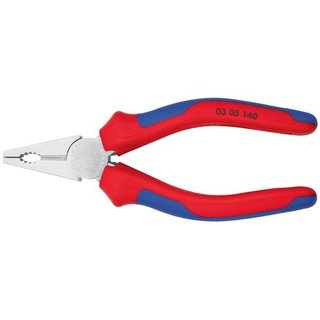 Kombizange L.140mm verchr.Mehrkomp.-Hlle KNIPEX