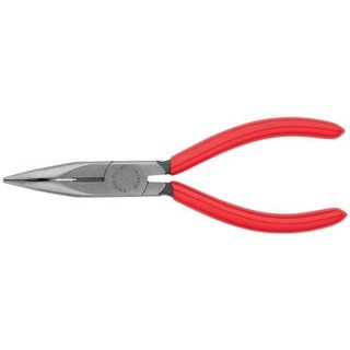 Flachrundzange L.160mm flach/rund 40Grad gew.pol.Ku.-berzug KNIPEX