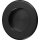 Muschelgr.Alu.schwarz pulv.rd.EL.-D.35mm HERMETA