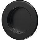 Muschelgr.Alu.schwarz pulv.rd.EL.-D.50mm HERMETA