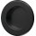 Muschelgr.Alu.schwarz pulv.rd.EL.-D.50mm HERMETA