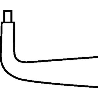 Auensicherungsringzange A 11 f.Wellen D.10-25mm 90Grad gew.L.130mm KNIPEX