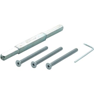 Befestigungsset Türd.72-77mm Schrauben-L.M6x85 verz. VK10mm Stift-L.155mm Hoppe®