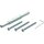 Befestigungsset Türd.72-77mm Schrauben-L.M6x85 verz. VK10mm Stift-L.155mm Hoppe®