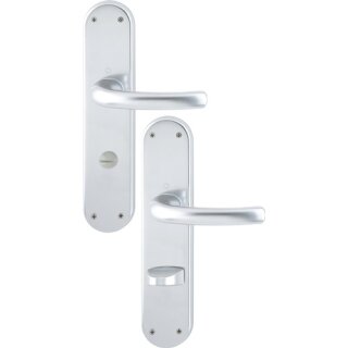 Renovationsgarnitur Tôkyô 1710/3334 Alu.F1 SK/OL 4-KT.8mm Entf.78mm HOPPE