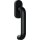 Fenstergriff 111PBFG PA 90 tiefschwarz 30mm Stand.HEWI