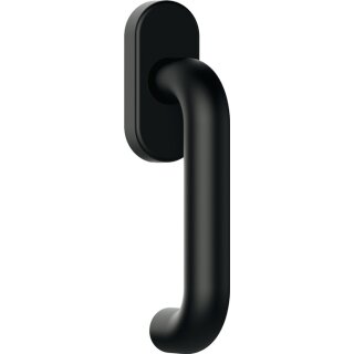 Fenstergriff 111PBFG PA 90 tiefschwarz 35mm Stand.HEWI