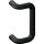 Stoßgriff 550.30GKLT PA ma Farb-Nr.90 A.210mm L.240mm B.120mm HEWI