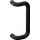 Stoßgriff 550.33GKLT PA ma Farb-Nr.90 A.300mm L.333mm B.145mm HEWI