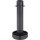 Sockelverstellfuß Korrekt Ku.schwarz 130 Bereich -6/+30 HETTICH