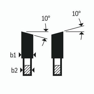 Kreissgeblatt Auen-D. 250 mm Zhnezahl 24 WZ Schnittbreite 3,2 mm BOSCH