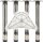 Tischbein-Set CR pol.60mm H.870mm Platten-Befestigung BMB