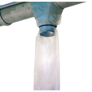 Fallrohrprovisorium FRP-100 neutral 100 µm L.100m B.200mm LDPE
