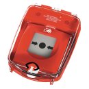 Schutzhaube e-Cover o.Öffnungsalarm z.Sicherung v.Druckknopfmeldern Ku.rot GFS