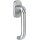 Fenstergriff VA Edelstahl 20-40mm U-Form,verschließbar DENI