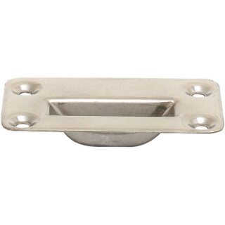 Bodenschließmulde 9009 Treibriegelverschlüsse 100 x 56 x 20mm BKS