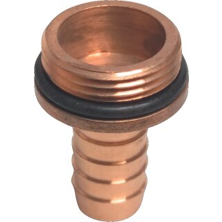 Schlauchtü.MS Schl.-Gr.25mm AG 1 Zoll O-Ring