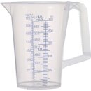 Messbecher 0,5l blau bedruckte Skala PP PRESSOL