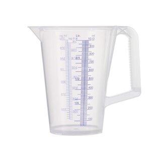 Messbecher 1l blau bedruckte Skala PP PRESSOL