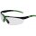Schutzbrille Sprinter EN 166 EN 170 Bügel schwarz/grün,Scheibe klar PC PRO FIT