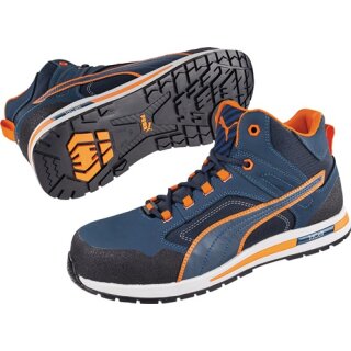 Sicherheitsstiefel Crosstwist MID Gr.41 blau/orange S3 HRO SRC DIN EN20345