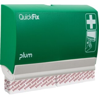 Pflasterspender QuickFix 4 B232,5xH133,5xT33ca.mm grün PLUM