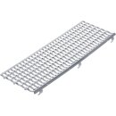 Laubfanggitter B.100-150mm L.1m grau PROTEKTOR
