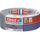 Gewebeband Duct Tape PRO 74613 mattsilber L.50m B.50mm TESA