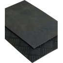 Hammerschlagmatte B.1,4m L.10m D.3mm schwarz NR/SBR...