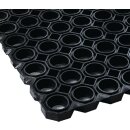 Gum.Wabenmatte B.1m L.1,5m D.22mm schwarz NR/SBR...