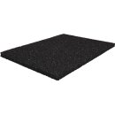 Bautenschutzmatte B.1,25m L.10m D.10mm schwarz Granulatgummi
