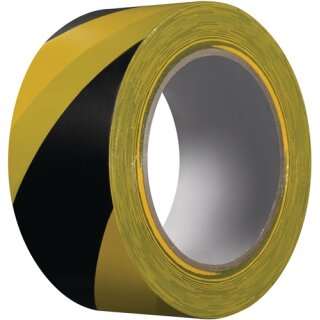 Warnband Extra 339 PVC schwarz/gelb L.33m B.50mm Rl.KIP