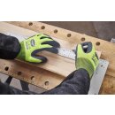 Handschuhe Flexter Gr.9 neogelb/grau EN 388 PSA II 12 PA