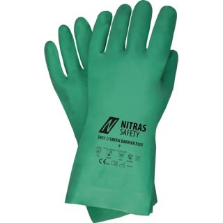 Chemikalienschutzhandschuhe Green Barrier Flex Gr.9 grün EN 388,EN 374 PSA III