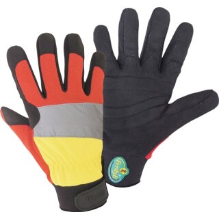 Forstschutzhandschuh WOODS Mechanics Gr.XL schwarz/rot/gelb PSA III