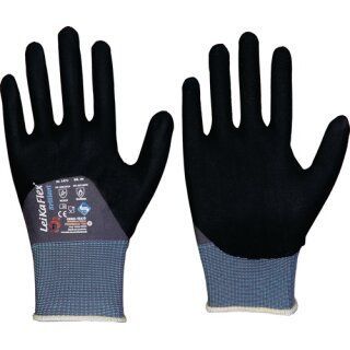 Handschuhe LeikaFlex® Brilliant Gr.10 grau/schwarz PSA II 12 PA LEIPOLD