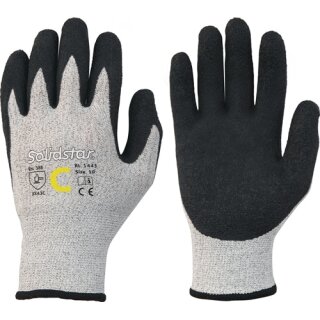 Schnittschutzhandschuhe Solidstar 1443 Gr.9 grau/schwarz EN 388 PSA II 12 PA