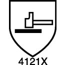 Chemikalienschutzhandschuh Pirat Gr.10 rotbraun PVC...