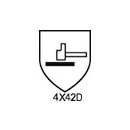 Schnittschutzhandschuhe Gr.11 blau/schwarz EN 388 PSA II...