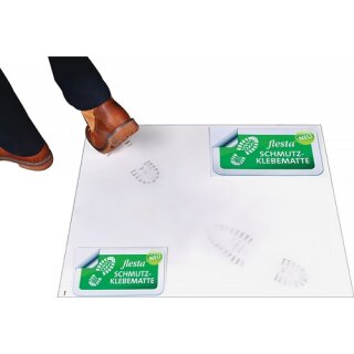 Schmutzmatte klebend natur Folie L610xB760xS3,2mm BÖCK