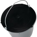 Deckel schwarz ID 310mm Recycling-Kunststoff JOPA