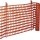 Fangzaun Thermoplast L.50m H.1m verkehrsorange 6kg WEMAS