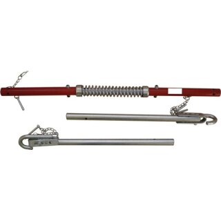 Abschleppstange verz.L1,8xB70xH55mm G.5,1kg rot/silber