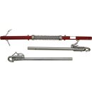 Abschleppstange verz.L1,8xB70xH55mm G.5,1kg rot/silber