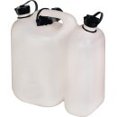Kraftstoffdoppelkanister Inh.5,5+3l natur HDPE