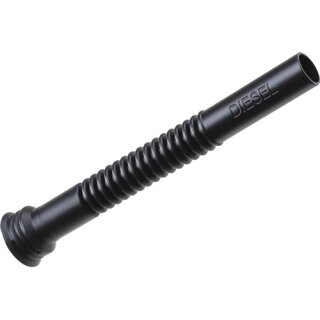 Auslaufrohr L.275mm flex.schwarz HÜNERSDORFF